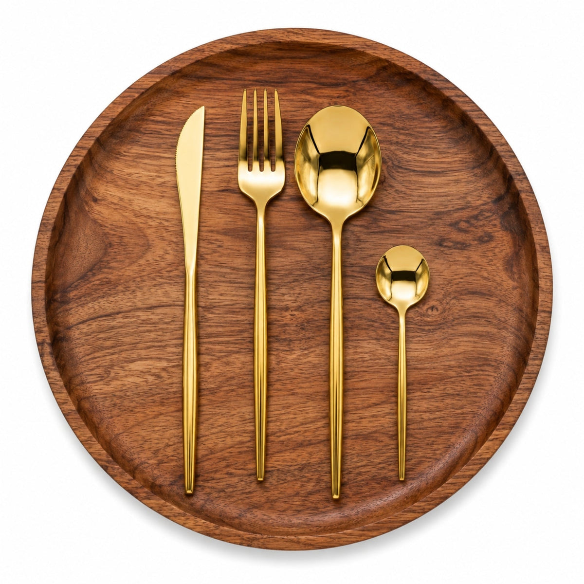 B772 Gold Stainless Steel Cutlery Collection