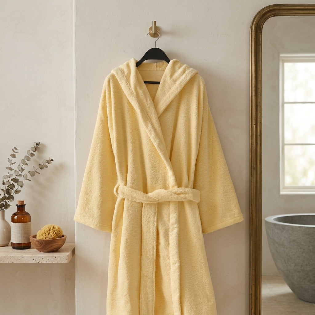 Coral Velvet Shawl Collar Bathrobe – Luxury Soft Bathrobe Collection
