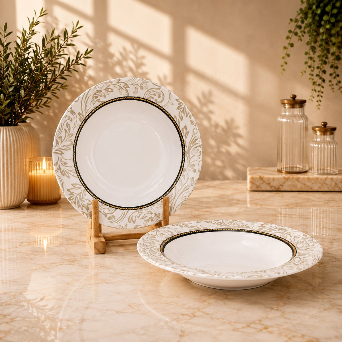 Edessa Elana Ceramic Soup Plate 22cm | SR157-821E