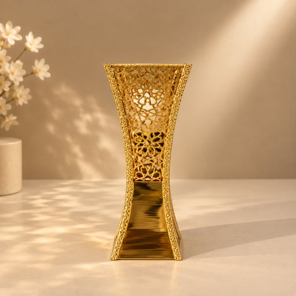Gold Floral Cutwork Incense Burner – 24CM & 29CM