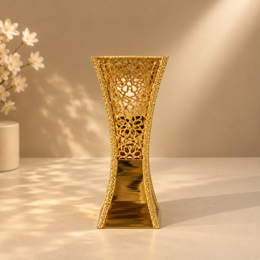 Gold Floral Cutwork Incense Burner – 24CM & 29CM