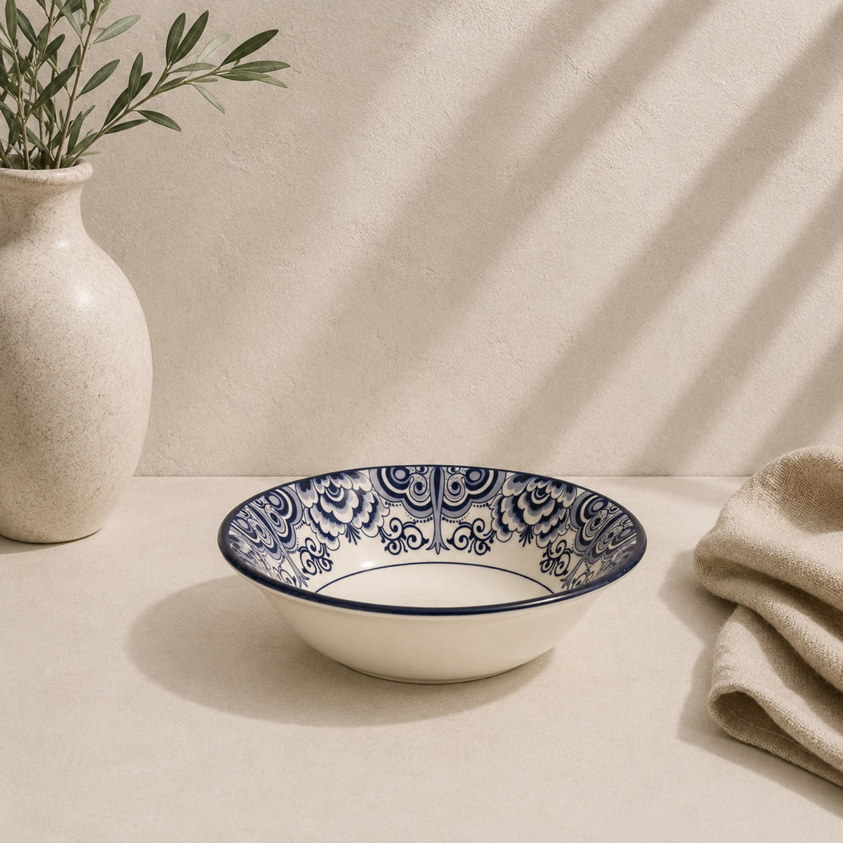 Avalora Blue Porcelain Cereal Bowl 6.2 Inch | CL-2503KA-CB