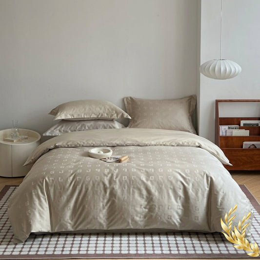 Claw Design Champagne Duvet Cover & Bed Linen Set – Premium Microfibre Bedding