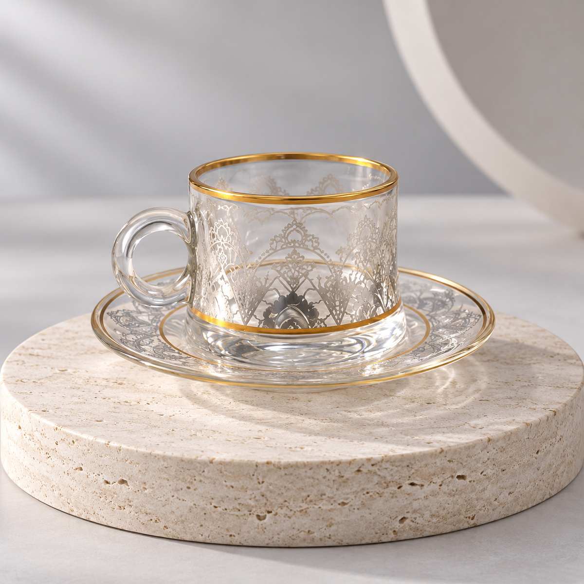 6-Piece Small Coffee Cup & Saucer Set – 12-Piece Espresso Coffee Set