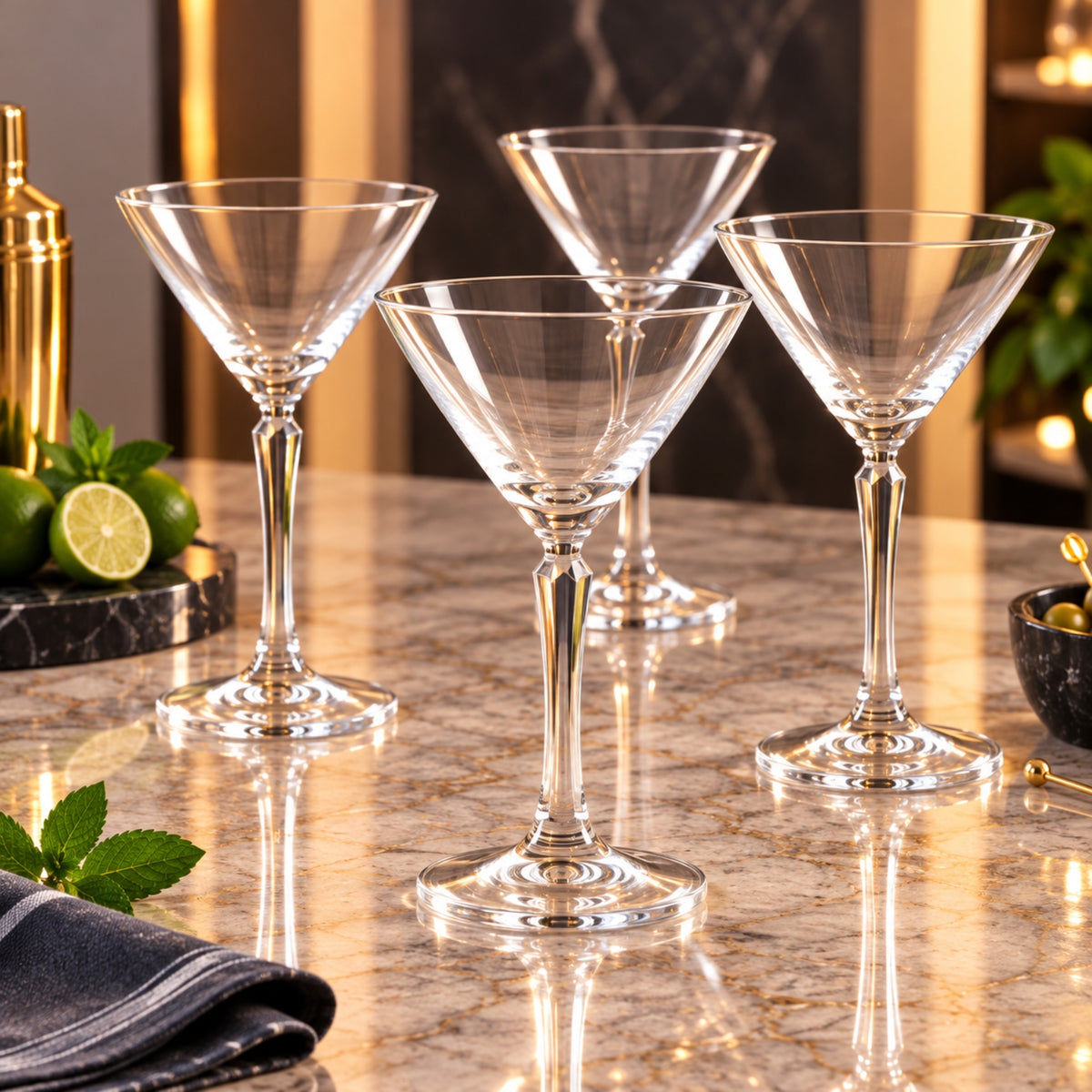 Ocean Madison Cocktail Glass 285ml – Classic V-Shaped Stemmed Glass
