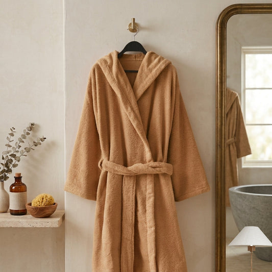 Coral Velvet Shawl Collar Bathrobe – Luxury Soft Bathrobe Collection