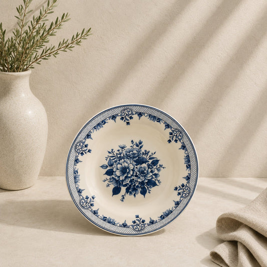  Avalora Blue Ceramic Soup & Pasta Plate 9.2 Inches | CL-2503KA-SP