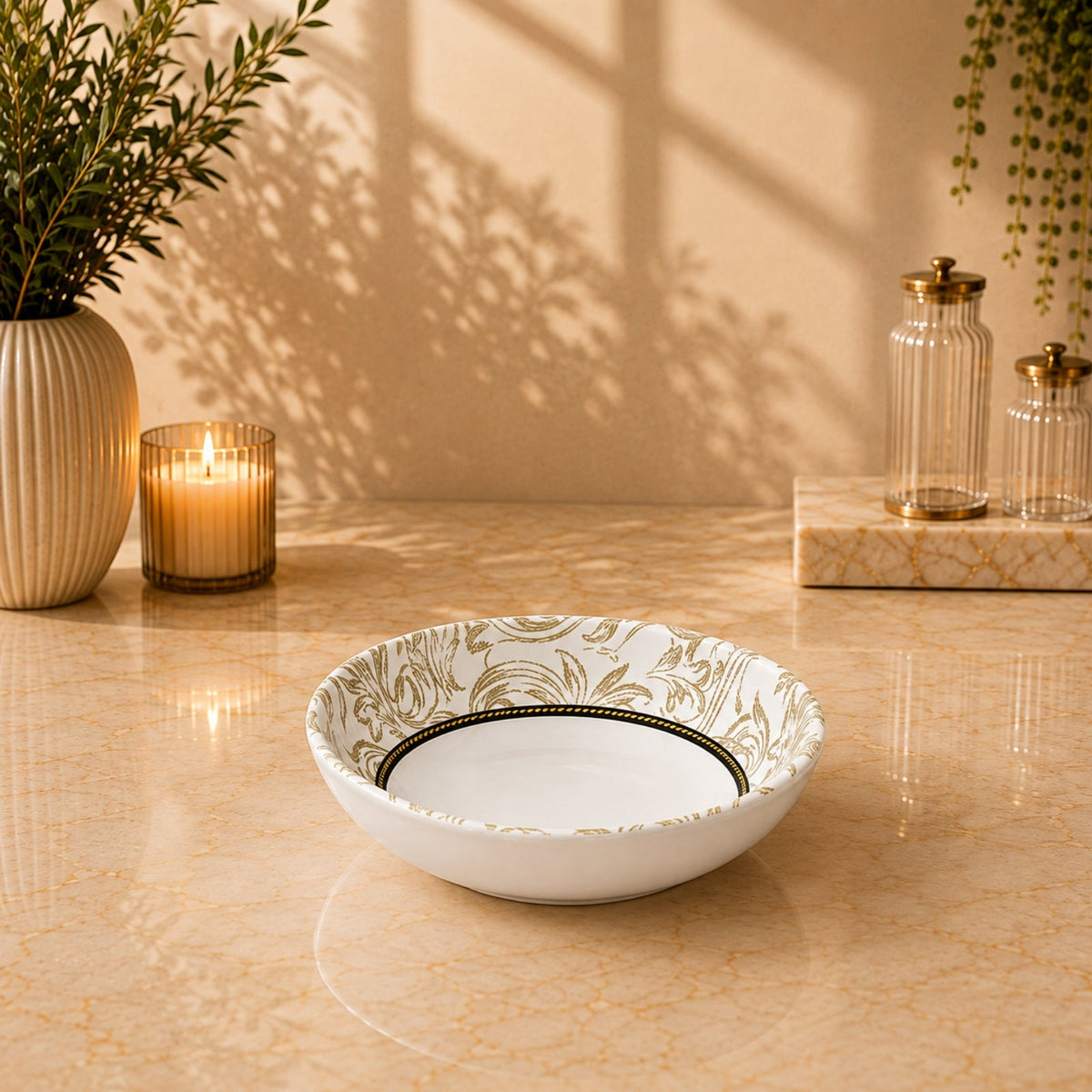 Edessa Elana Ceramic Round Serving Bowl 13cm | SR126-821E 