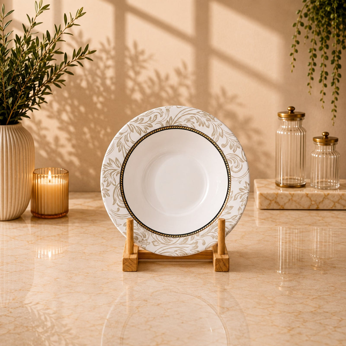 Edessa Elana Ceramic Round Serving Bowl 17cm | SR155-821E 