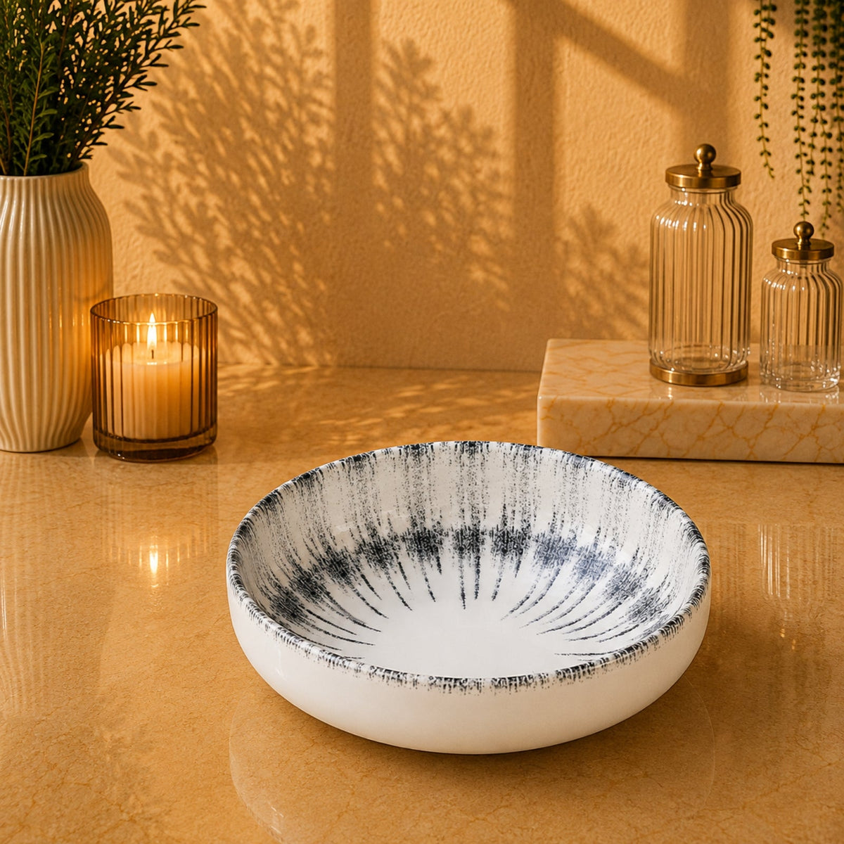 Edessa Cosmo Ceramic Round Soup Bowl 15cm | SR170-978C