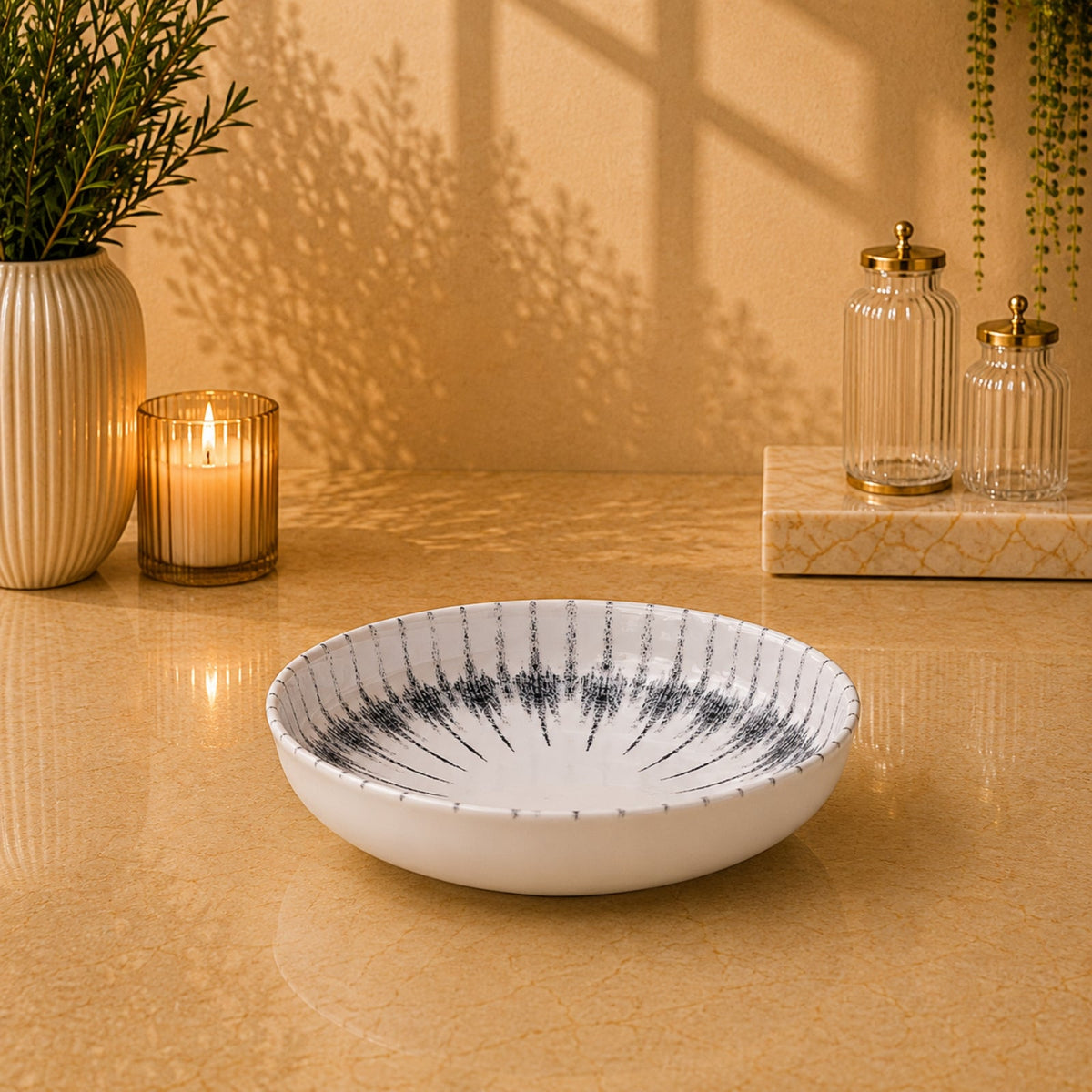 Edessa Cosmo Ceramic Soup Plate 21cm | SR172-978C