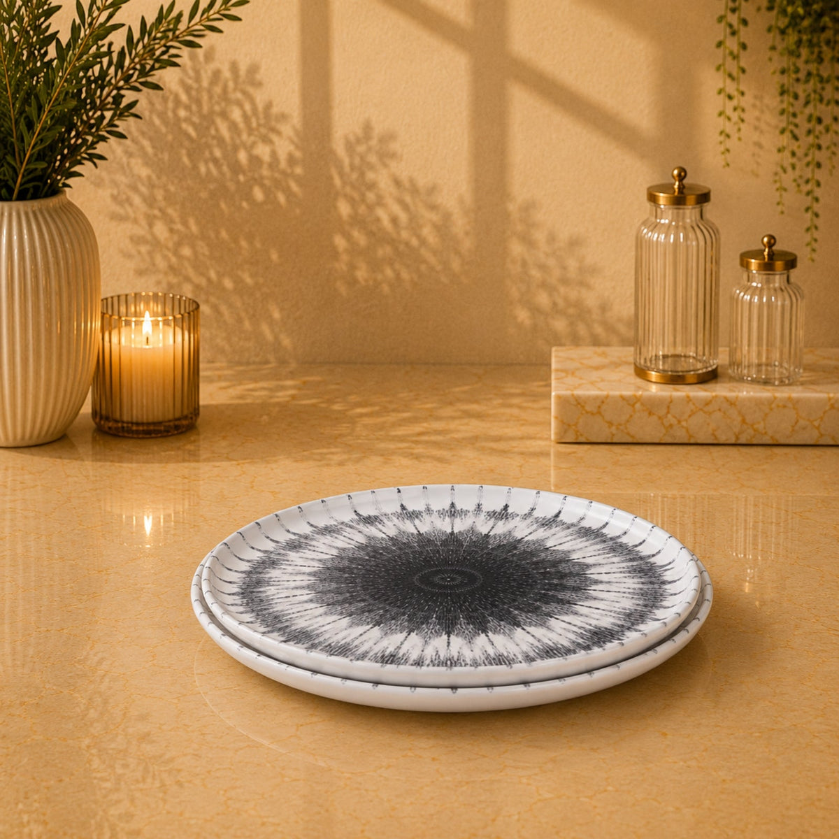 Edessa Cosmo Ceramic Dinner Plate 26.5cm | SR173-978C – Multicolor 