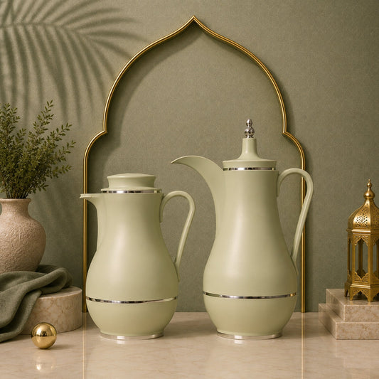 Vacuum Flask Set 1L & 0.7L – 3 Elegant Colours By Spring Field