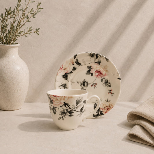 Japer Tea Cup & Saucer set 200ml | CL-2320FATC-/A+B
