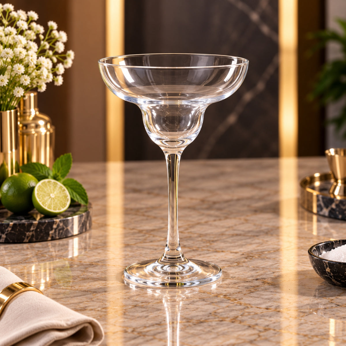 Ocean Madison 285ml Margarita Glass – Wide Bowl Stemmed Design