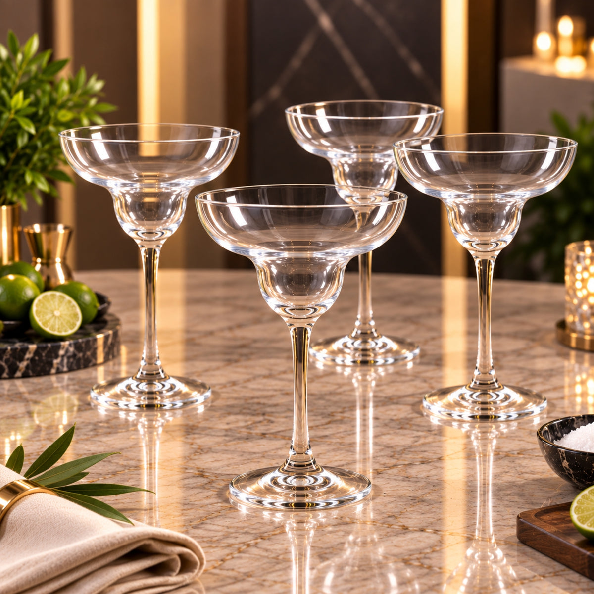 Ocean Madison 285ml Margarita Glass – Wide Bowl Stemmed Design