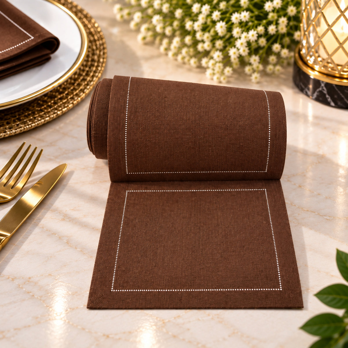 Premium Coaster Roll – 10 × 10 cm, 50 Pcs | 6 Colors