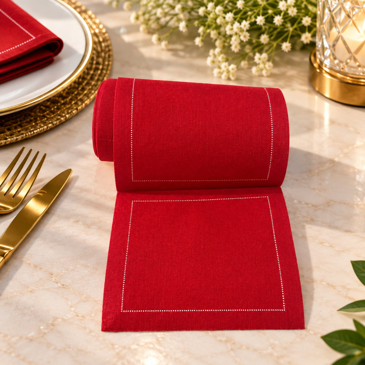 Premium Coaster Roll – 10 × 10 cm, 50 Pcs | 6 Colors