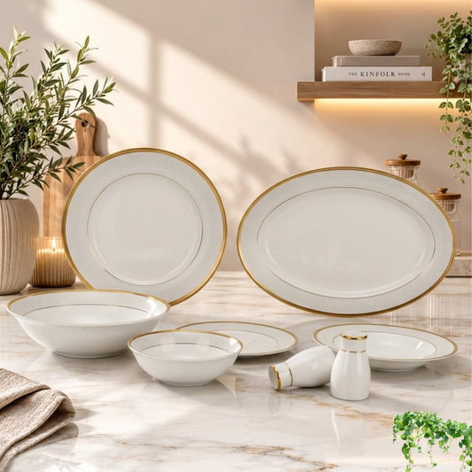 29-Piece Premium Dinner Set – Elegant Everyday Dinnerware Collection